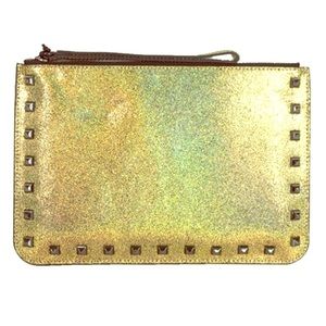 NWT Rebecca Minkoff Gold Clutch